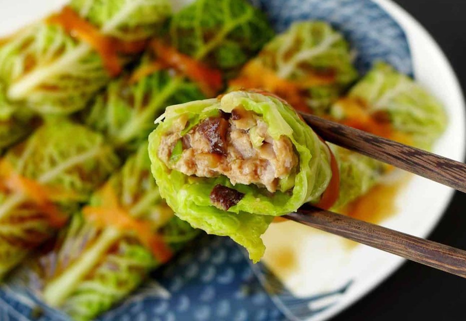 Asian Cabbage Rolls Recipe