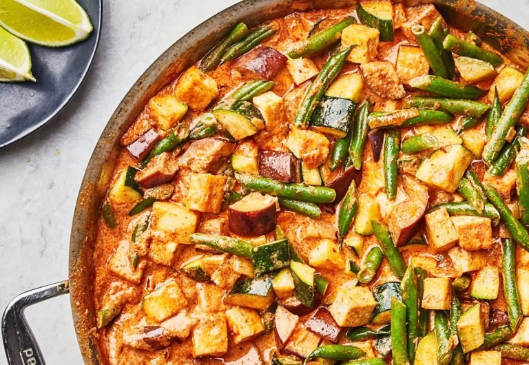 Tofu and Summer Vegetable Curry