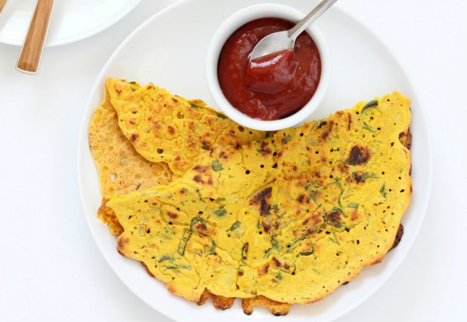 Chickpea Flour Pancakes