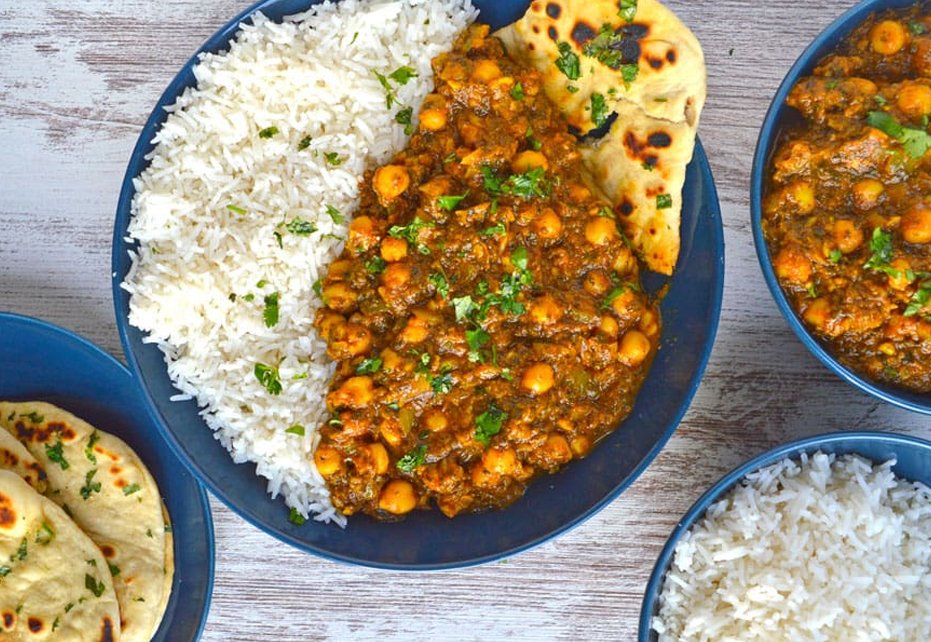 Chickpea Spinach Curry (Chana Palak Masala)