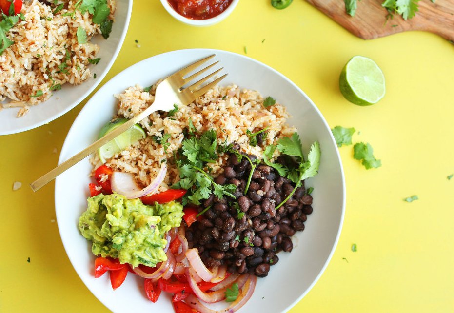 Cauliflower Rice Burrito Bowl