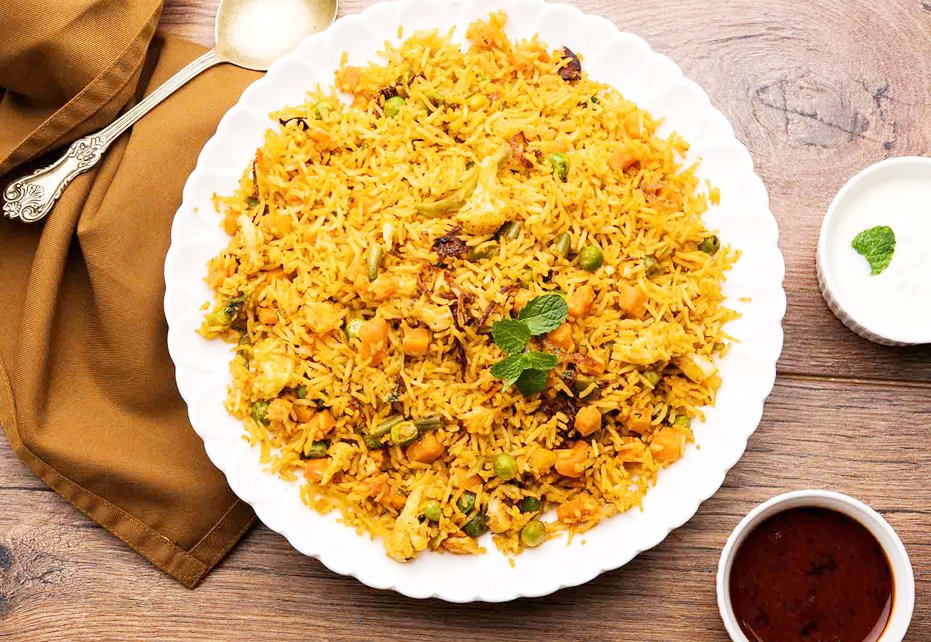 Sindhi Vegetable Biryani