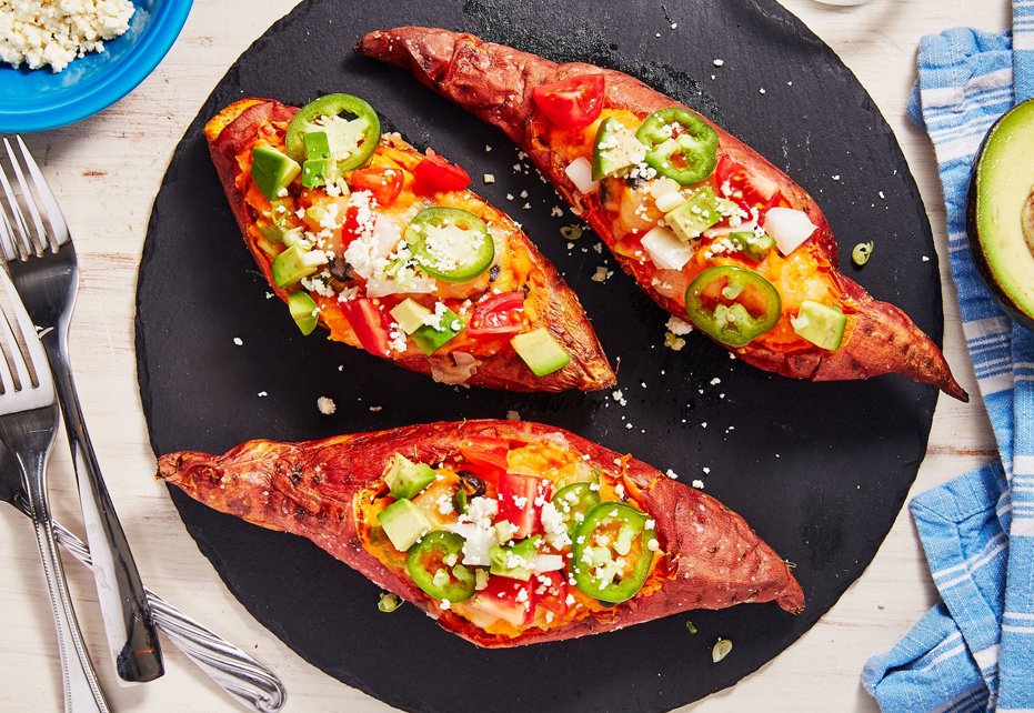 Twice Baked Sweet Potatoes