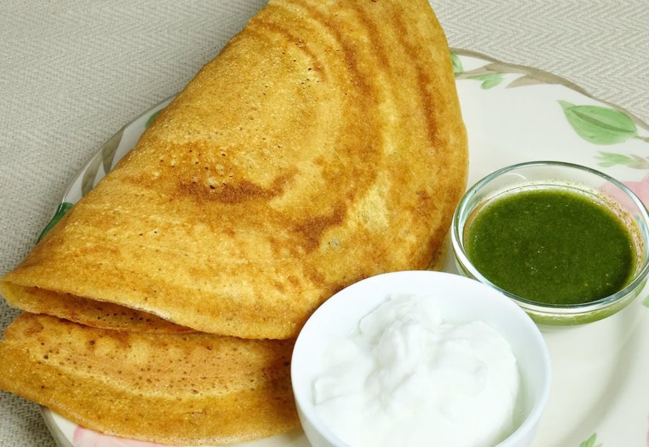 Sorghum Dosa (Jowar Dosa)