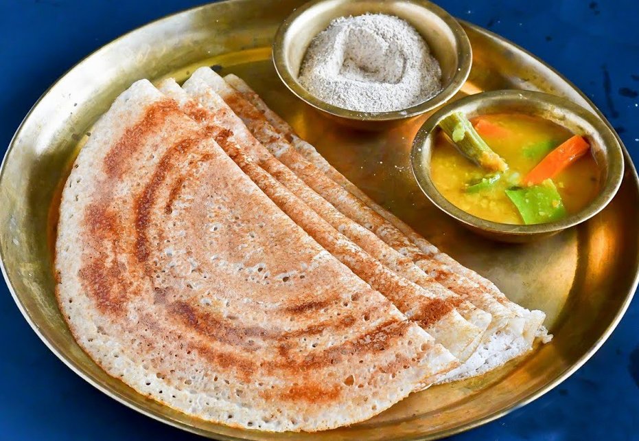 Watermelon rind dosa