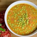 Spicy Dry Green Peas Curry