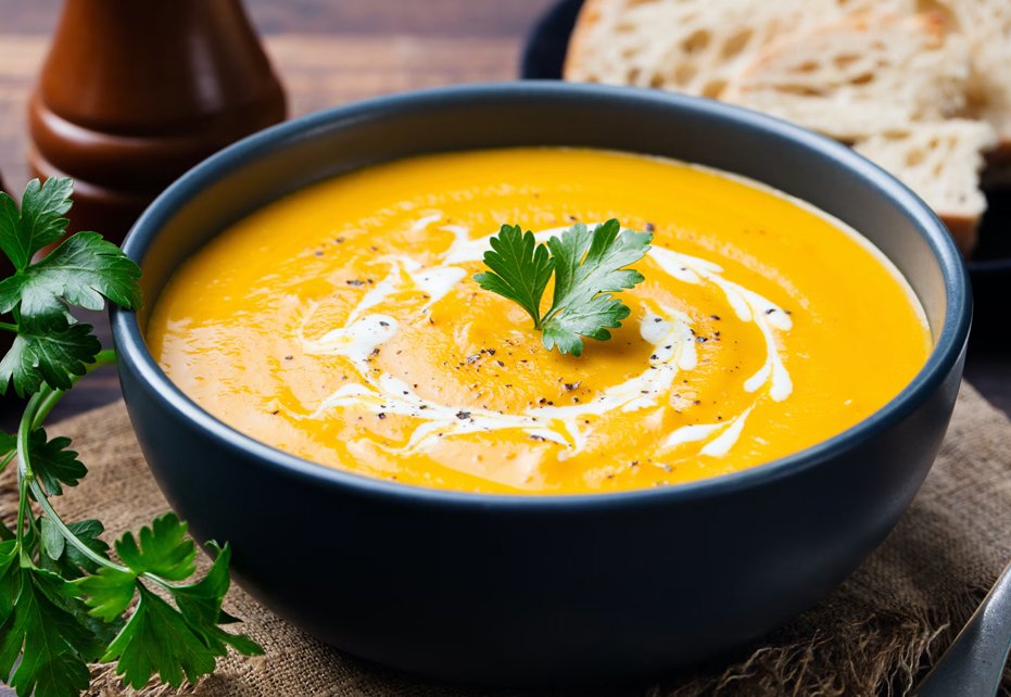 Creamy Carrot Pumpkin Soup Recipe