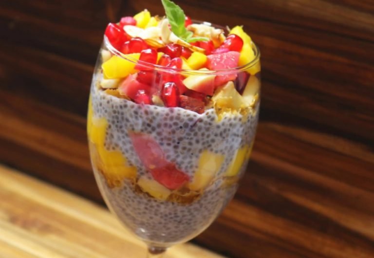 Fruit and Nut Chia Salad Recipe