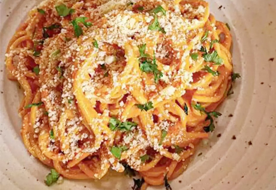 Vegan Creamy Spaghetti Recipe