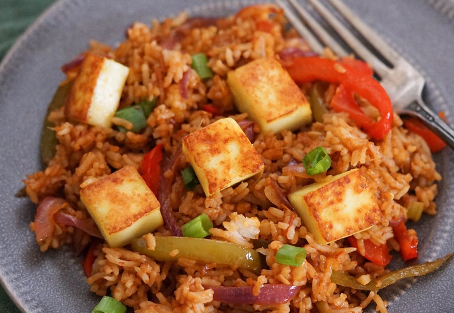 Paneer Fried Rice Recipe