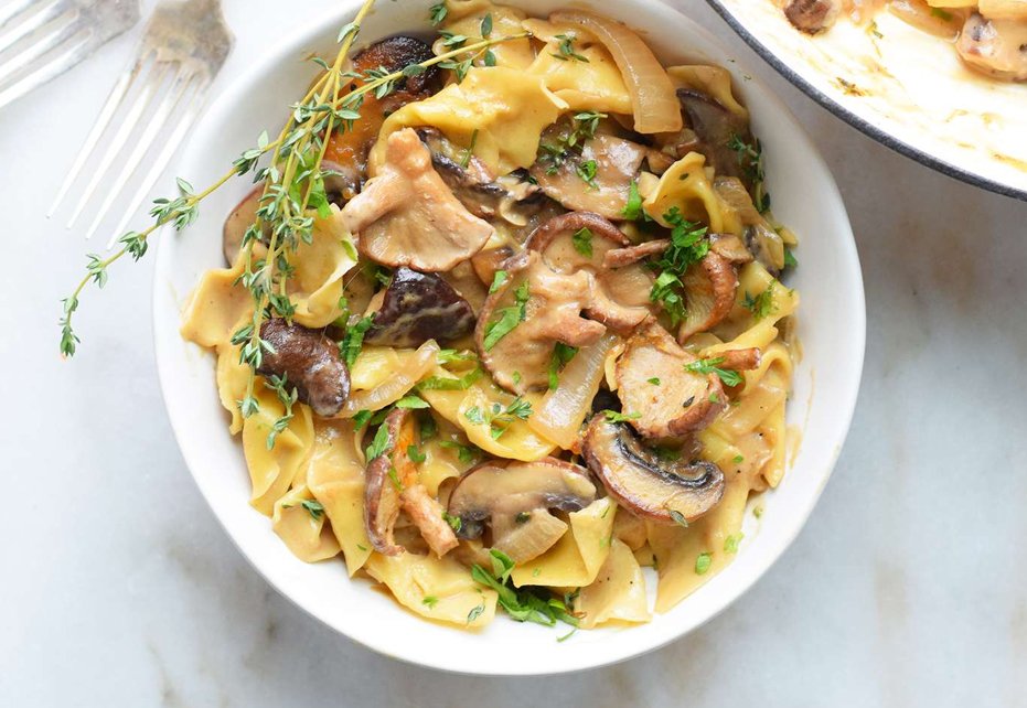 Vegan Mushroom Stroganoff Recipe