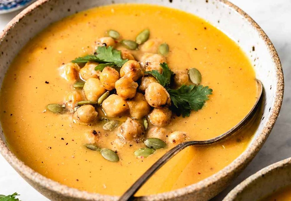 Chickpea Carrot Soup Recipe