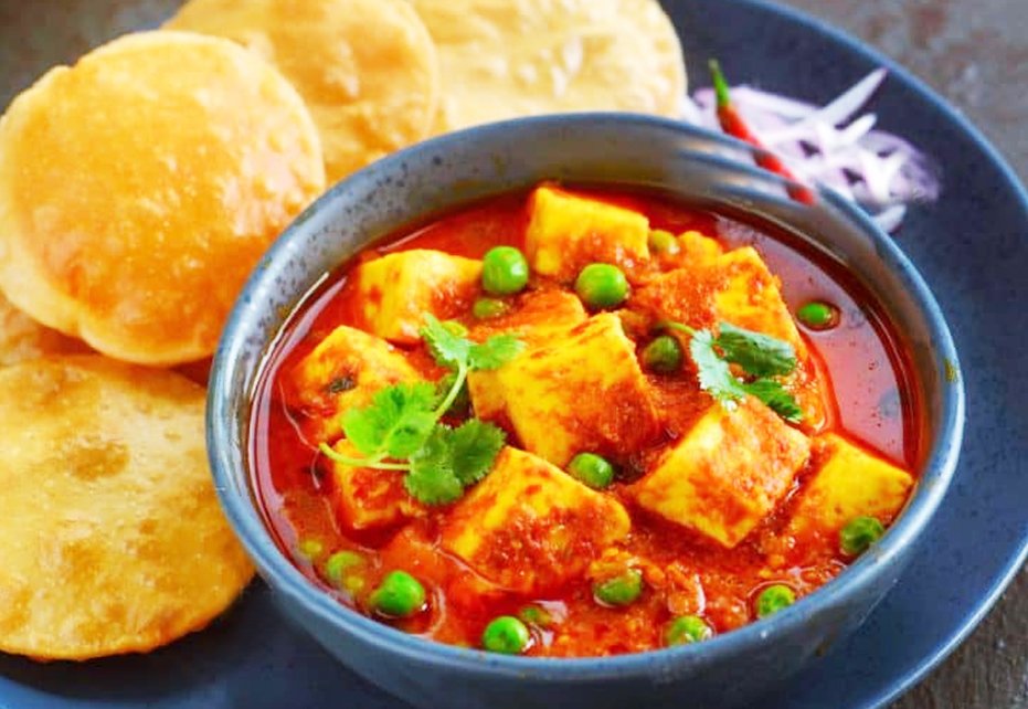 Matar paneer recipe