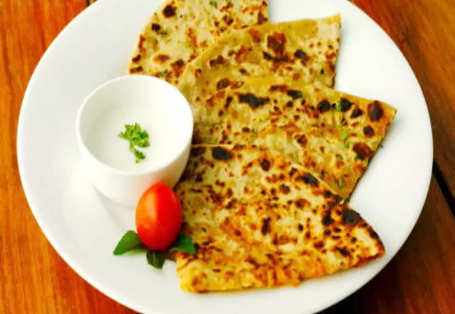 Chilli Garlic Paratha Recipe