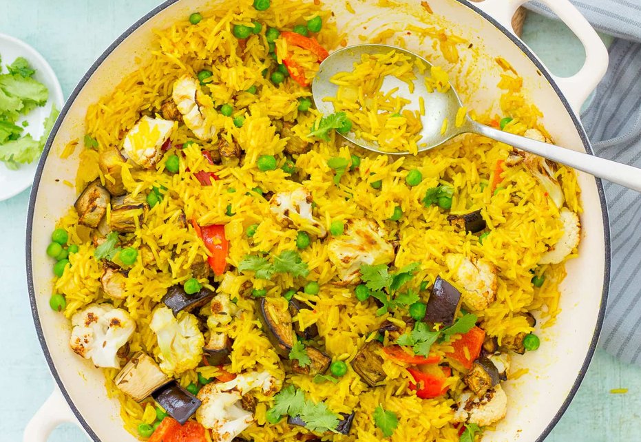 Vegan biryani recipe