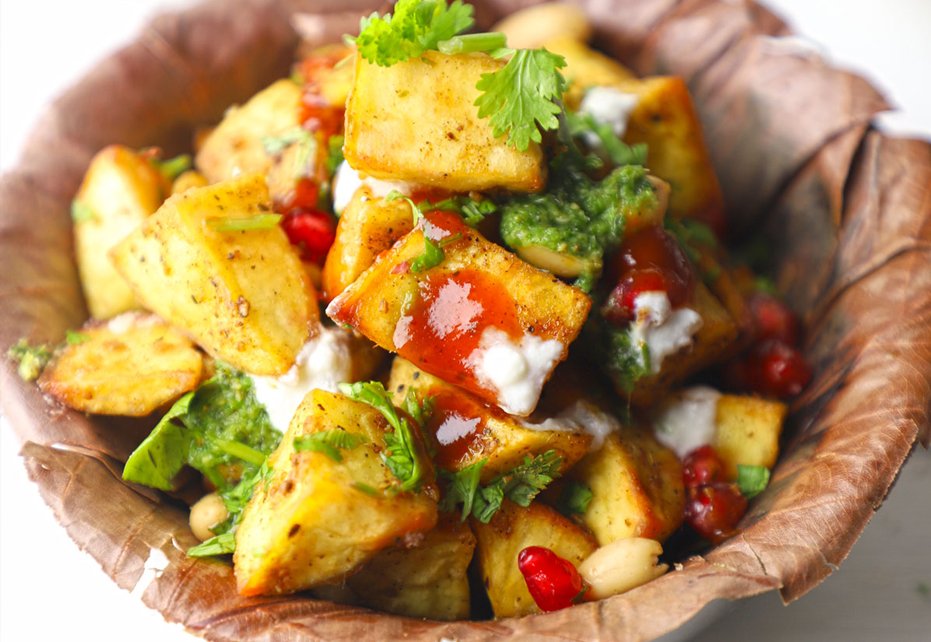 Sweet potato chaat recipe